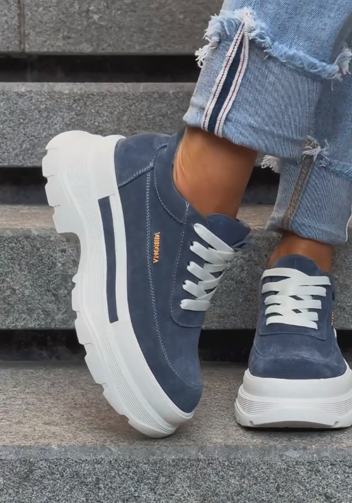 Denim casual shoes