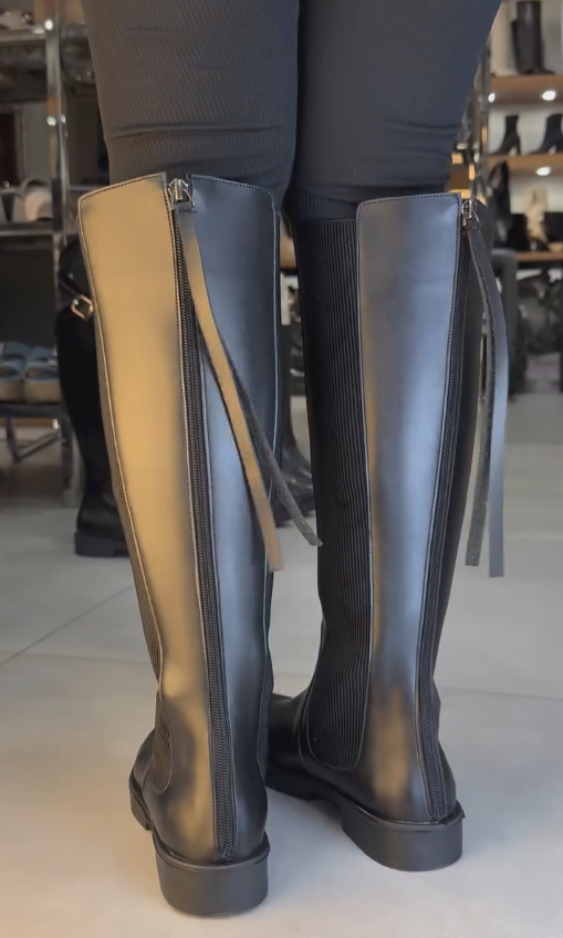 Stretch Soft Zipper Tall Boots