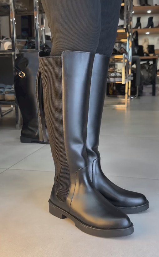 Stretch Soft Zipper Tall Boots