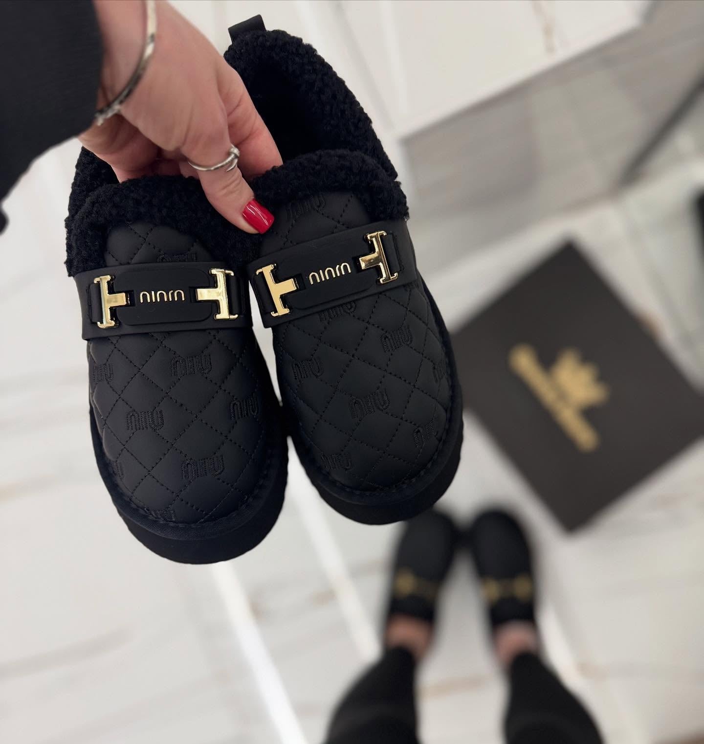 Cotton warm fleece casual shoes