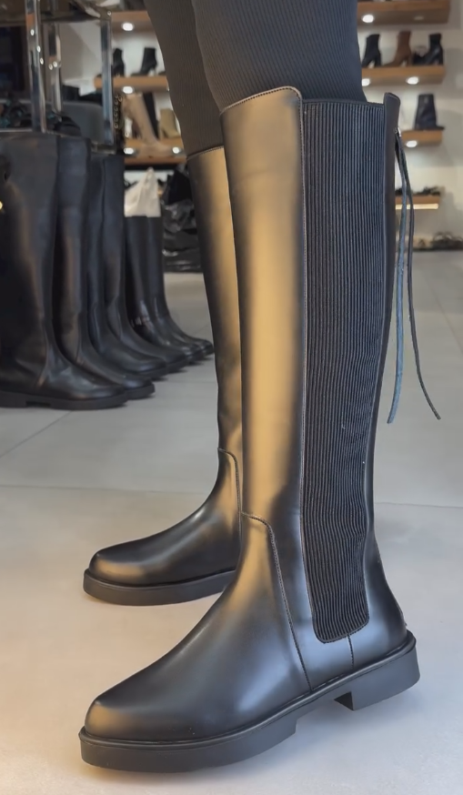 Stretch Soft Zipper Tall Boots