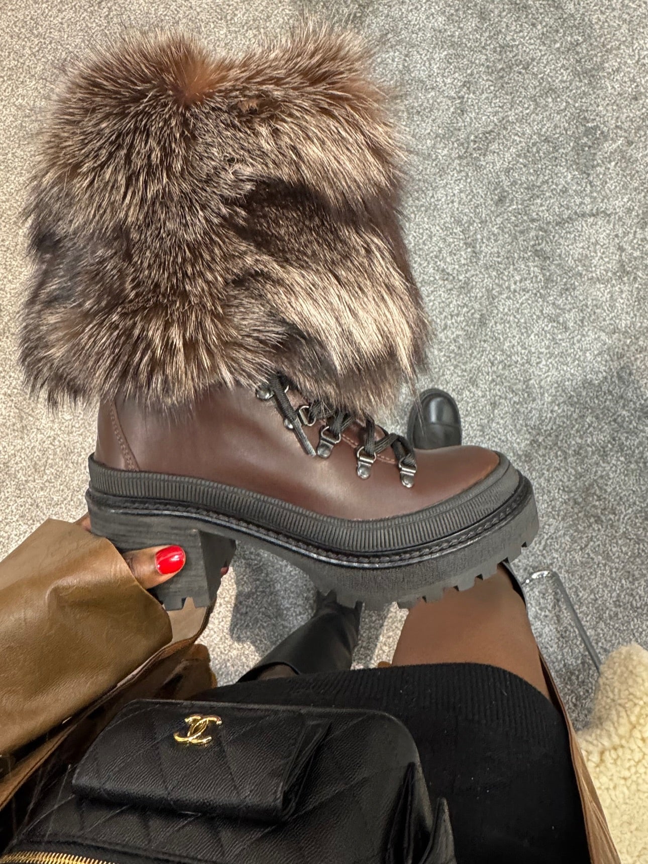 Suede Italian leather ankle boots